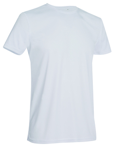 Stedman STE8000 - Camiseta Deportiva Hombre ACTIVE SPORTS-T Blanco