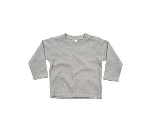 Babybugz BZ011 - Baby long sleeve T Heather Grey Melange